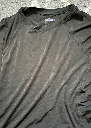 Siyah ergee Kısa Kollu Kadın sporcu Tişört - Görsel 3