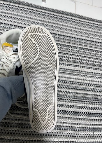 Nike blazer orijinal Beyaz Siyah Bağcıklı Spor Ayakkabı - Görsel 6