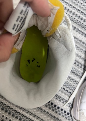 Nike blazer orijinal Beyaz Siyah Bağcıklı Spor Ayakkabı - Görsel 5