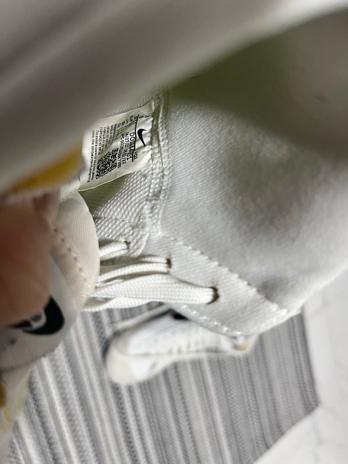 Nike blazer orijinal Beyaz Siyah Bağcıklı Spor Ayakkabı - Görsel 4