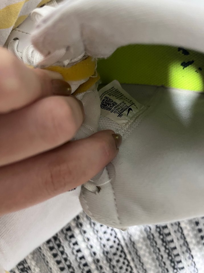 Nike blazer orijinal Beyaz Siyah Bağcıklı Spor Ayakkabı - Görsel 3