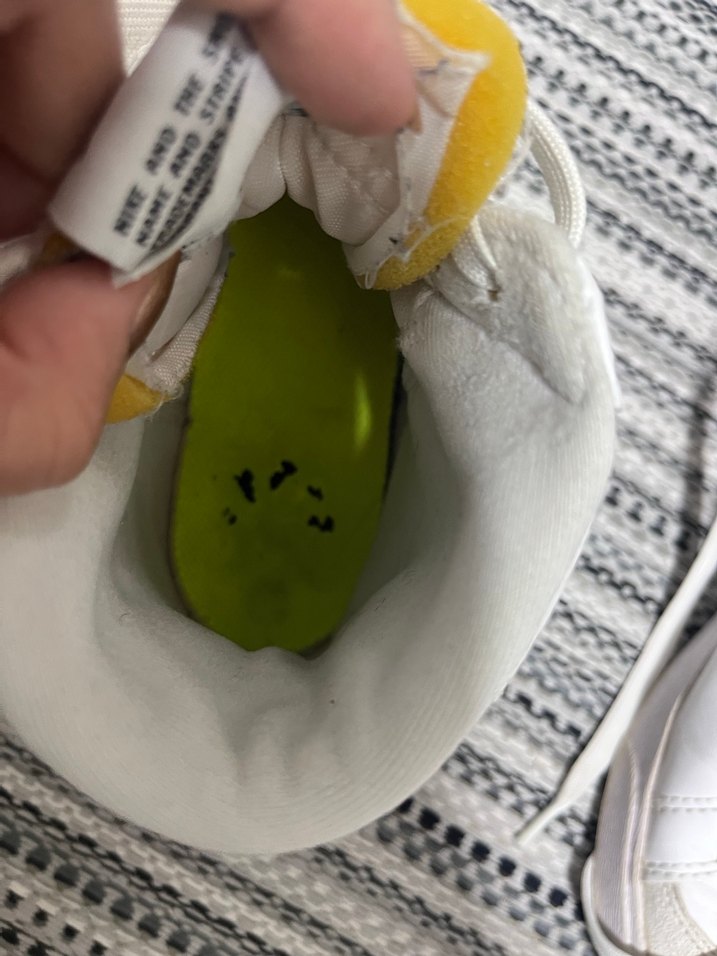 Nike blazer orijinal Beyaz Siyah Bağcıklı Spor Ayakkabı - Görsel 5