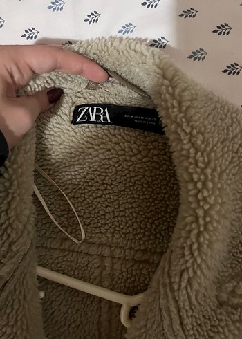 Zara Kahverengi Süet Kürklü Kadın Ceket - Görsel 3