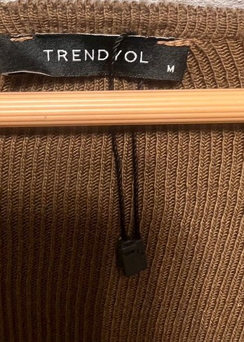 Kahverengi Kadın Triko Bluz - Görsel 2