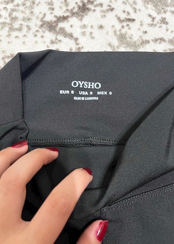 OYSHO Siyah kısa Spor Tayt