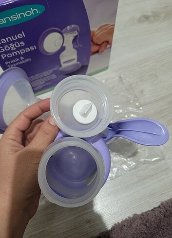 s Beden mor Renk Lansinoh Manuel göğüs pompası