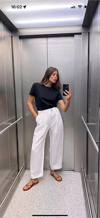 Zara Keten pantolon