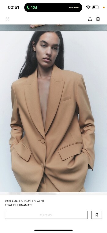 Zara Oversize blazer ceket