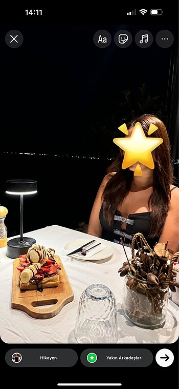 xl Beden siyah Renk Parlak fiyonk detaylı kısa elbise