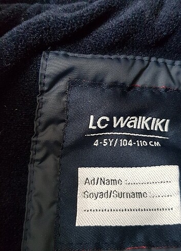 4 Yaş Beden Lc waikiki mont 