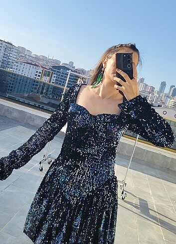 Payet elbise - Görsel 3