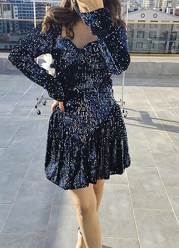 Payet elbise - Görsel 4