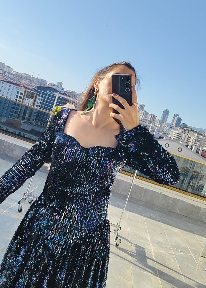 Payet elbise - Görsel 2