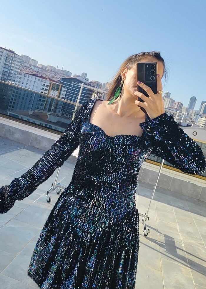 Payet elbise - Görsel 3