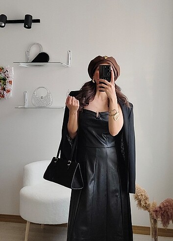 DERİ ELBİSE  - Görsel 3