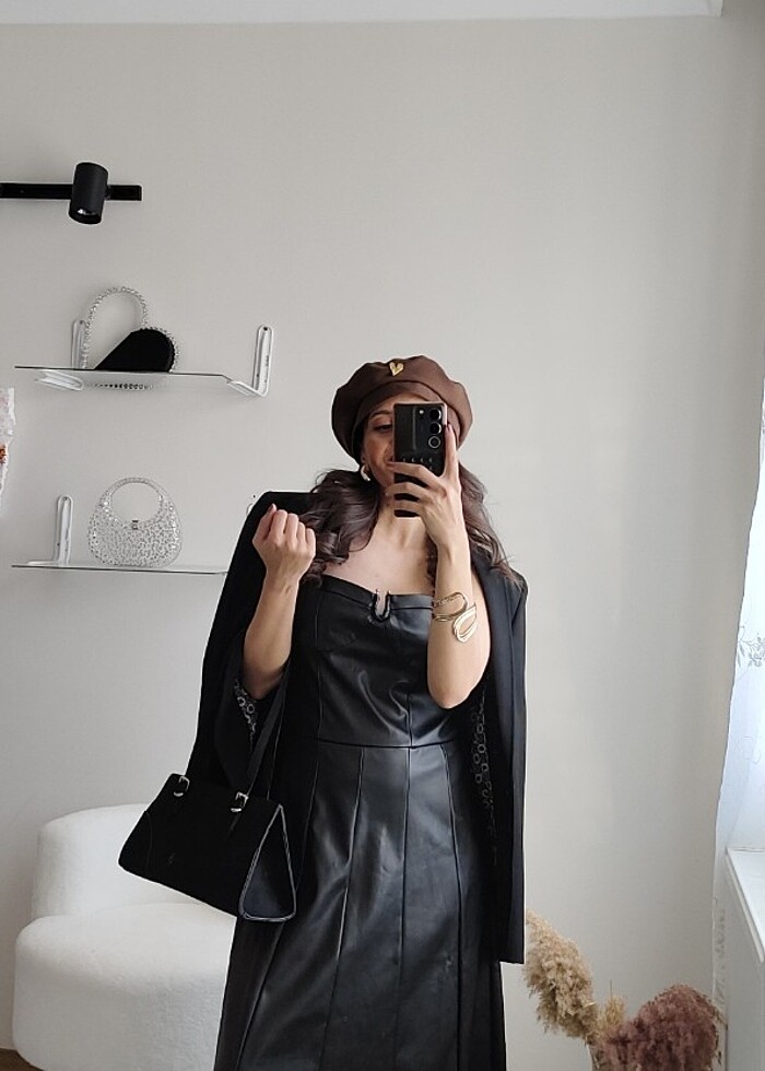 DERİ ELBİSE  - Görsel 2