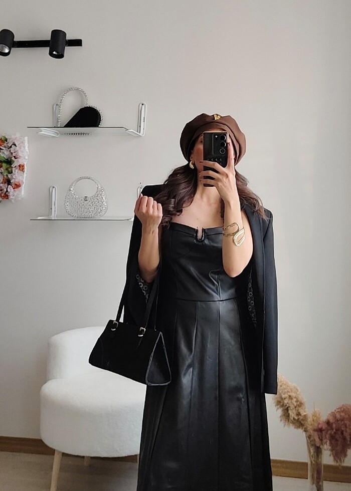 DERİ ELBİSE  - Görsel 3