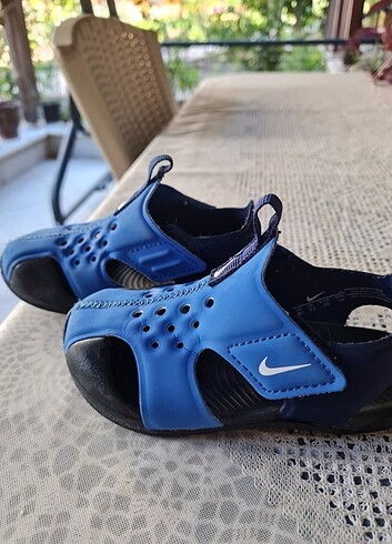 24 Beden Nike Sunray Protect 2 Mavi sandalet