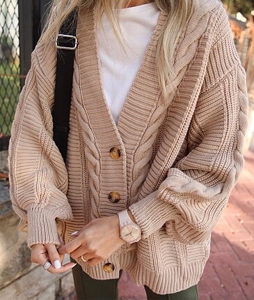 Oversize hırka