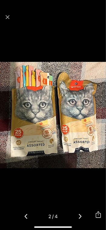  Wanpy Kedi Ödül Kreması 25+18 adet