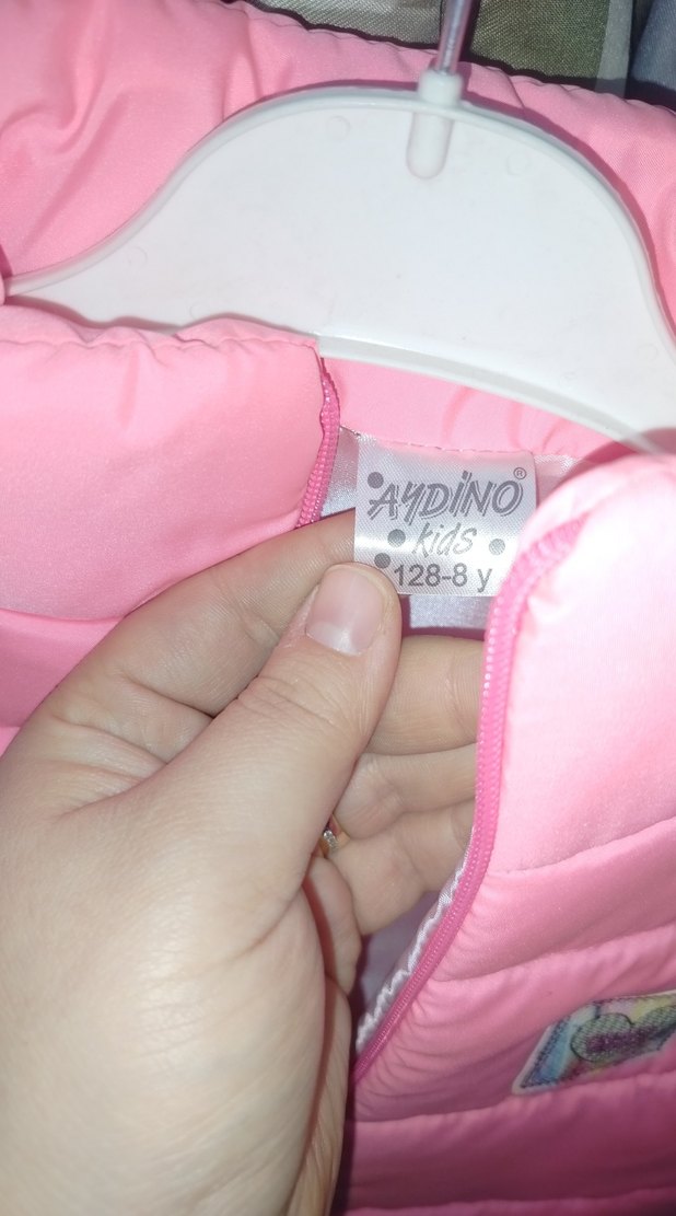 Kız Çocuk Pembe Fermuarlı Yelek - Görsel 4