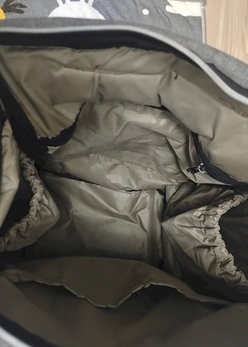 Gri Desensiz Bebek Bakım Çantası - Görsel 6