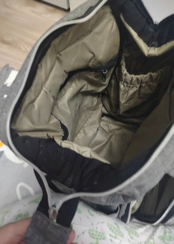 Gri Desensiz Bebek Bakım Çantası - Görsel 7