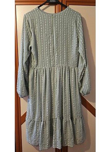 44 Beden yeşil Renk 44 Beden Mint şifon Tunik