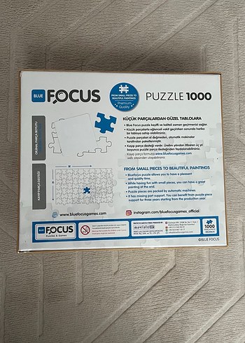 MFOCUS 1000 Parça Kız ve İnci Küpeli Puzzle - Görsel 3