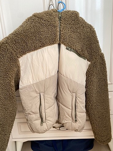 Zara peluş mont