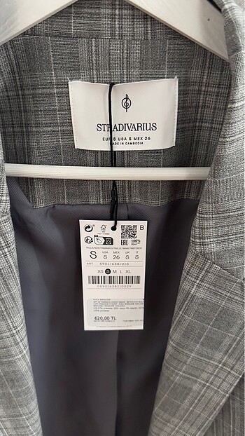 s Beden STRADİVARİUS CROP BLAZER CEKET