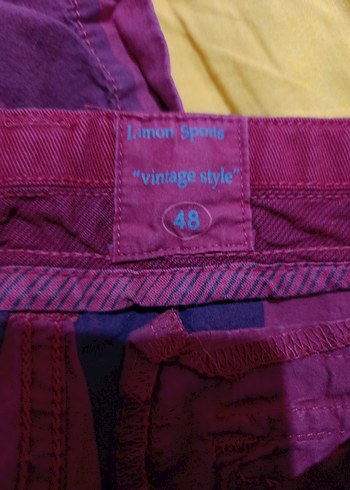 Erkek-Kadın Pembe Batik Desenli Kemerli Şort - Görsel 4