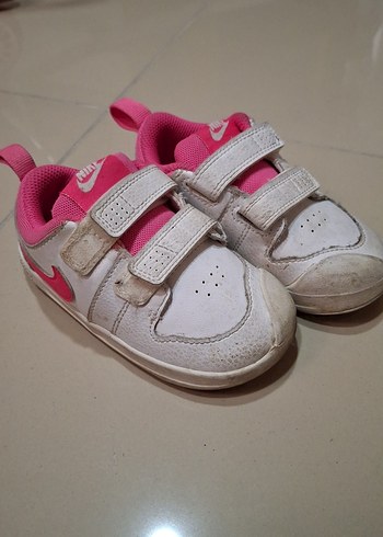 Kız Çocuk Pembe Cırt Cırtlı Spor Ayakkabı