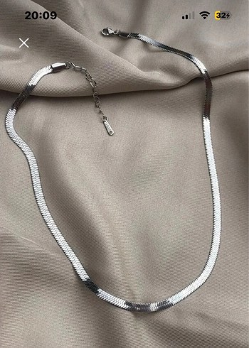 Uniseks İtalyan Zincir  Çelik Kolye  - Görsel 2