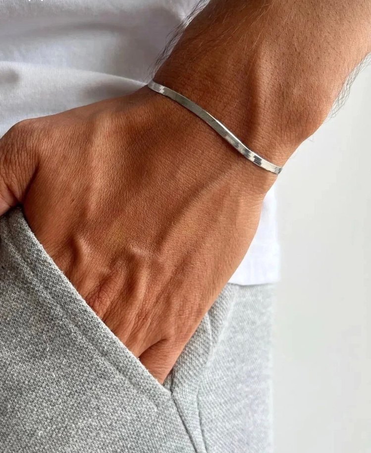 Çelik İtalyan Zincir Uniseks Takı Seti - Görsel 4