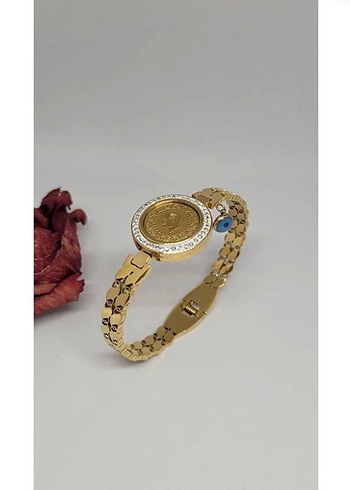 Kendinden Çeyrekli Çelik Kelepçe Bileklik  - Görsel 2