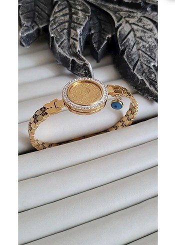 Kendinden Çeyrekli Çelik Kelepçe Bileklik  - Görsel 4