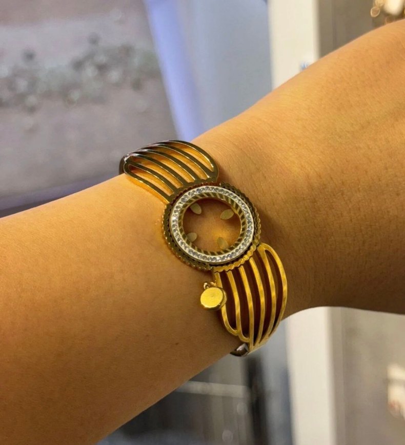 Çelik Çeyreklik Kelepçe Bileklik - Görsel 3