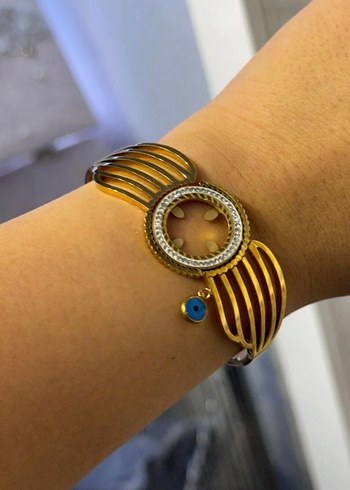 Çeyrek Takılan Kelepçe Bileklik  - Görsel 2