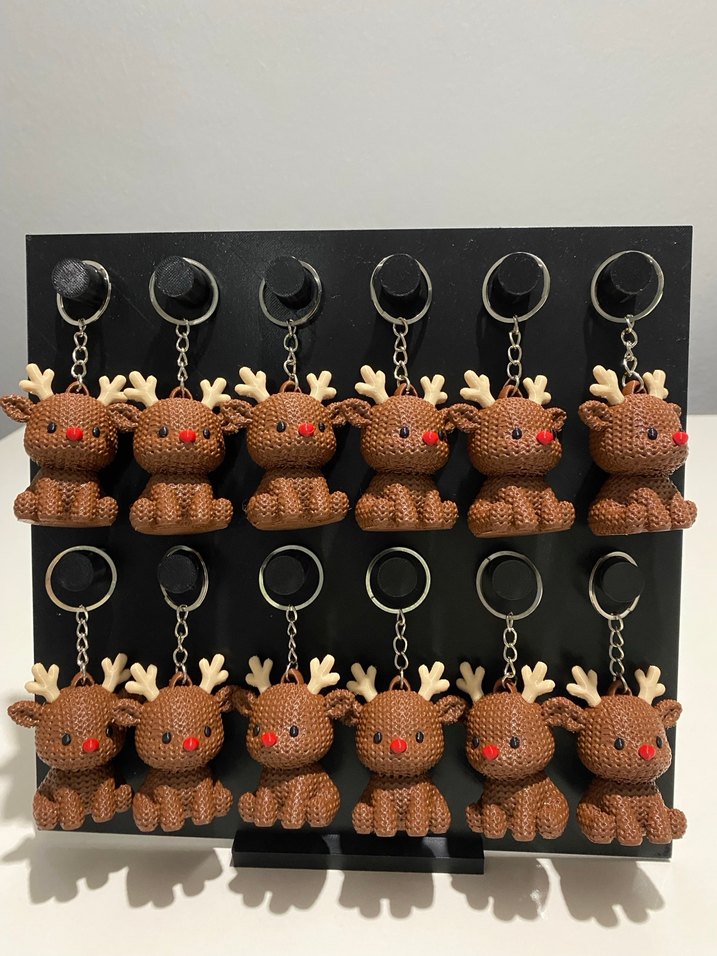 Renkli Geyik Anahtarlık - Görsel 2