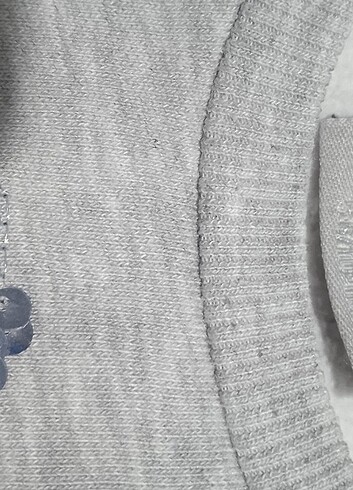 6 Yaş Beden gri Renk Kız çocuk sweatshirt