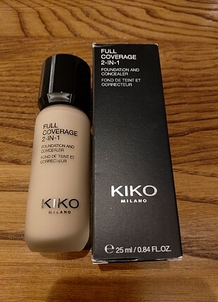 Kiko Full Coverage 2 si bir arada WR10 fondöten 