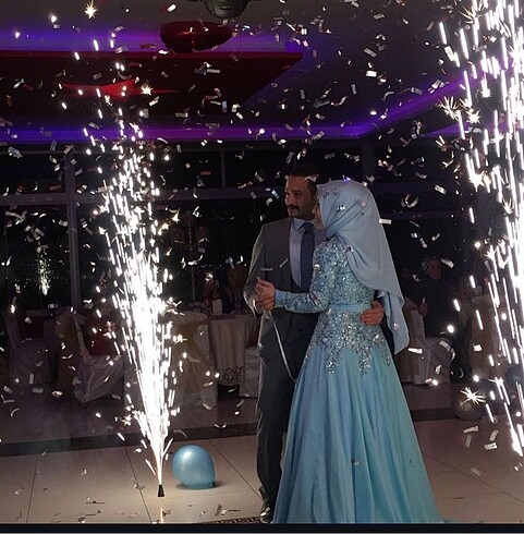 tesettür nişanlık abiye