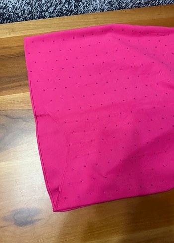 40 Beden pembe Renk Pembe Straplez Mini Elbise