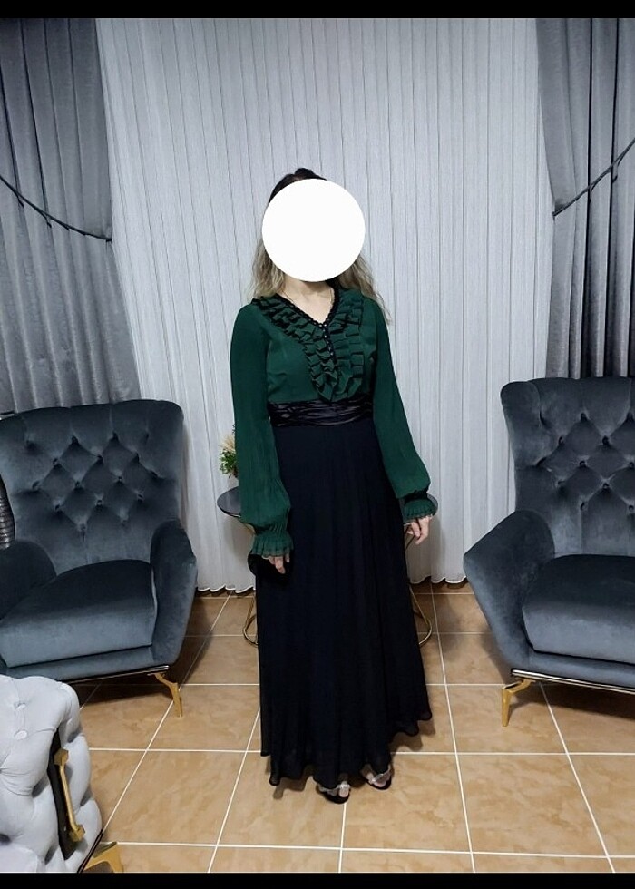 Uzun abiye elbise  - Görsel 3