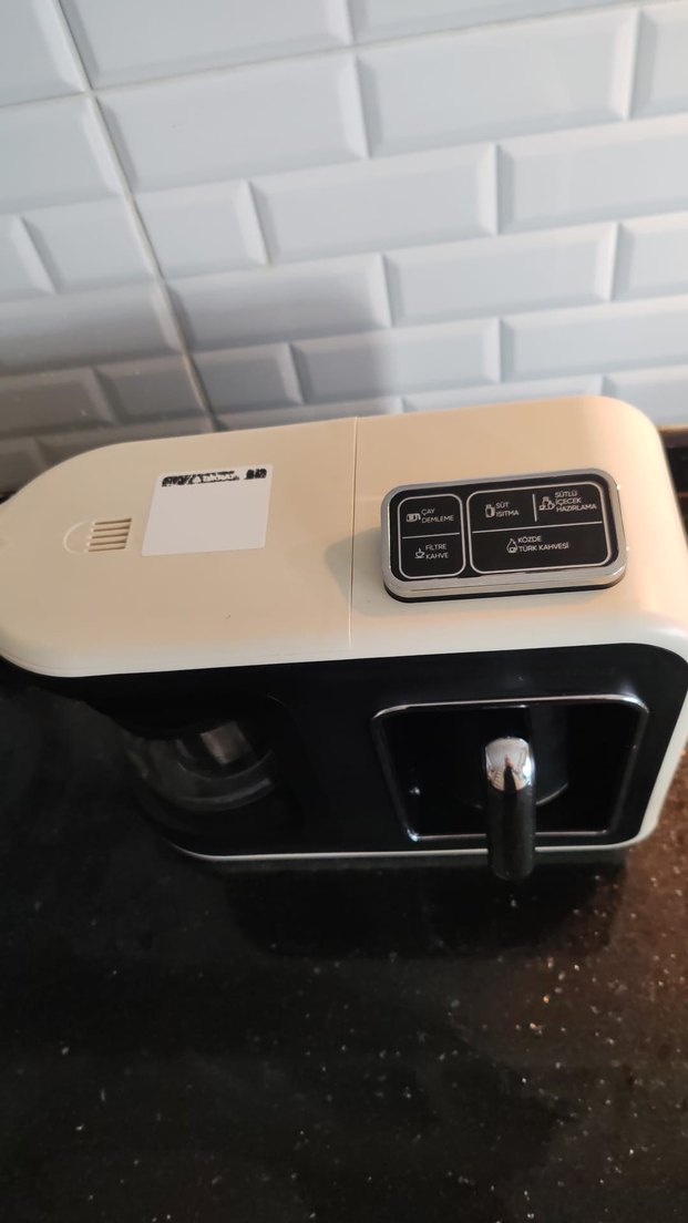 Beyaz ve Siyah Plus+mod Kahve Makinesi - Görsel 2