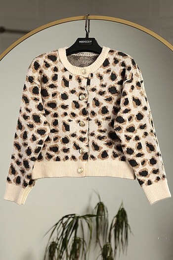 Leopar hırka