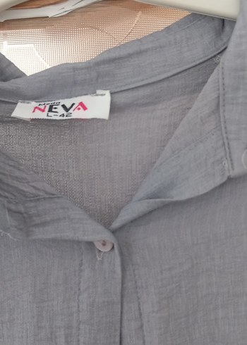 Gri Erkek Düğmeli Uzun Kollu Pijama Takımı - Görsel 2