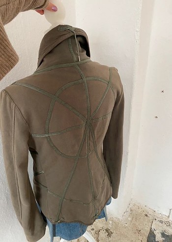 Diesel haki Düğmeli Kadın Ceket - Görsel 4