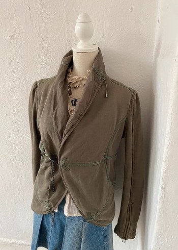 Diesel haki Düğmeli Kadın Ceket - Görsel 2